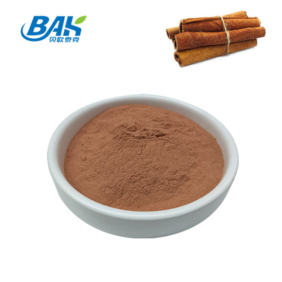 BAK Alta Qualidade Cinnamomum Cassia Presl Extracto de canela Pó vermelho castanho 100% Pass 80 Mesh