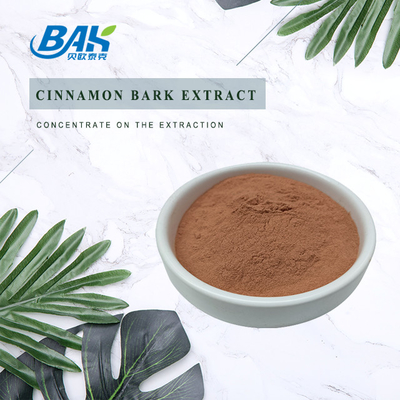 BAK Alta Qualidade Cinnamomum Cassia Presl Extracto de canela Pó vermelho castanho 100% Pass 80 Mesh