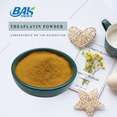 BAK Organic Theaflavin 20% - 80% extrato de chá verde em pó para cuidados de saúde
