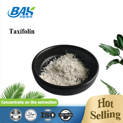 Ingredientes cosméticos naturais Taxifolin 5,7,3',4'-Flavan-On-Ol em pó amarelo claro