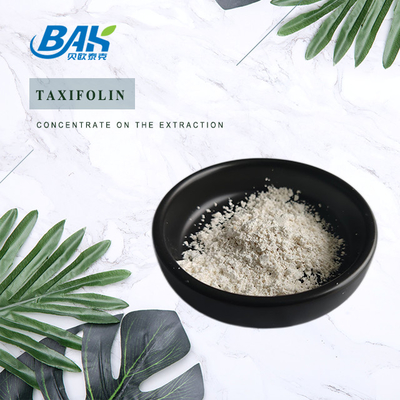 Ingredientes cosméticos naturais Taxifolin 5,7,3',4'-Flavan-On-Ol em pó amarelo claro