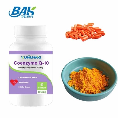 100 mg de Coenzima Q10 em pó para frasco personalizado com vida útil de 36 meses