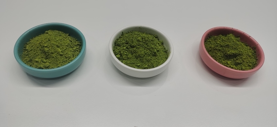 Pós das frutas e legumes de Matcha