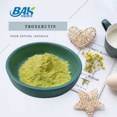 BAK Fabricação Troxerutina Suplementos de Reforço Imunológico Pó amarelo CAS 7085-55-4 1,65 g/Cm3