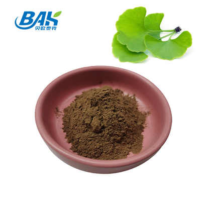 A nogueira-do-Japão Biloba das lactona 6% da flavona 24% extrai o pó de Brown amarelo