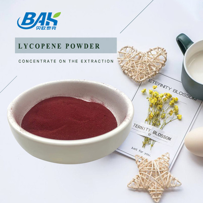 60 a 80 Mesh Tomato Lycopene Dark Red pulverize 5% 10% 20% 50% 98%
