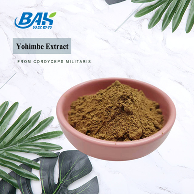 5%-98% passagem 80 Mesh Corynanthe Yohimbe L pó amarelo do extrato 100% de Yohimbe de Brown