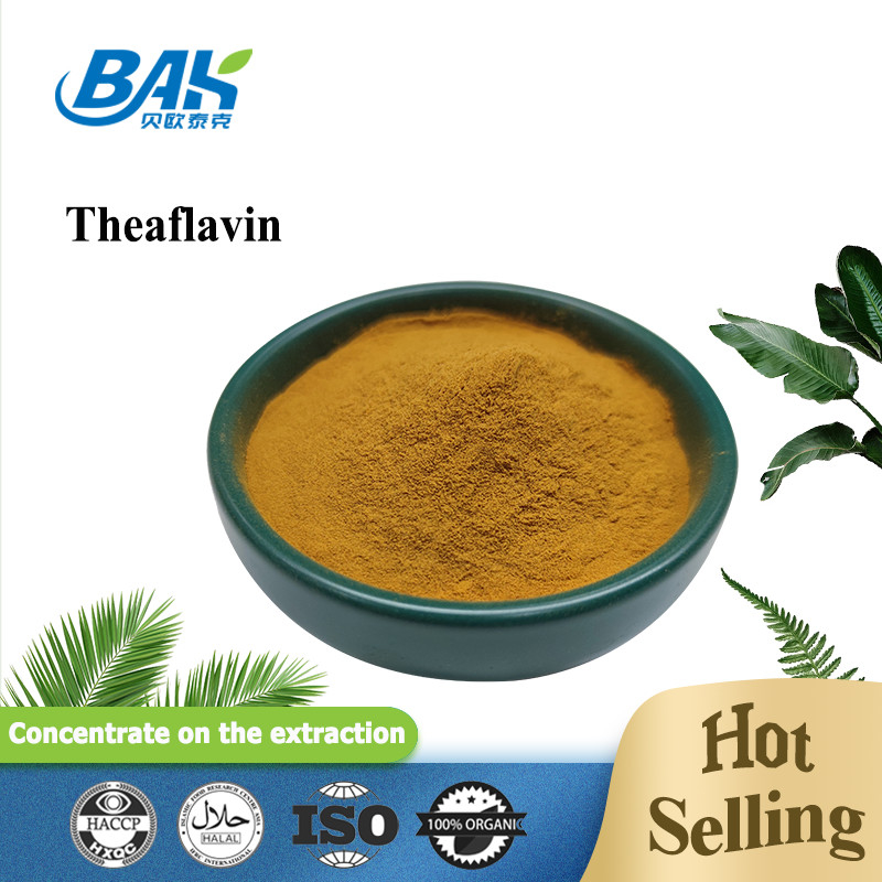 BAK Organic Theaflavin 20% - 80% extrato de chá verde em pó para cuidados de saúde