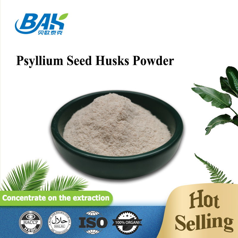 As cascas da semente do Psyllium de Ovata do Plantago tornam mais pesada a malha da passagem 80 do pó 95% do suplemento à perda