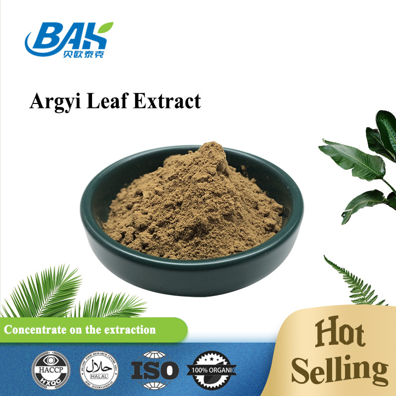 BAK High Quality Pass 80 Mesh Artemisia Argyi Extracto de Folha Castanho Escuro em Pó Anti Cruor