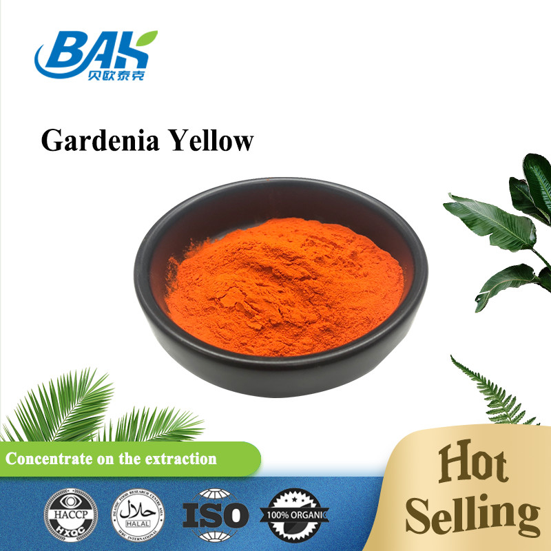 Gardenia amarelo em pó Colorante alimentar Aditivos alimentares naturais 94238-00-3
